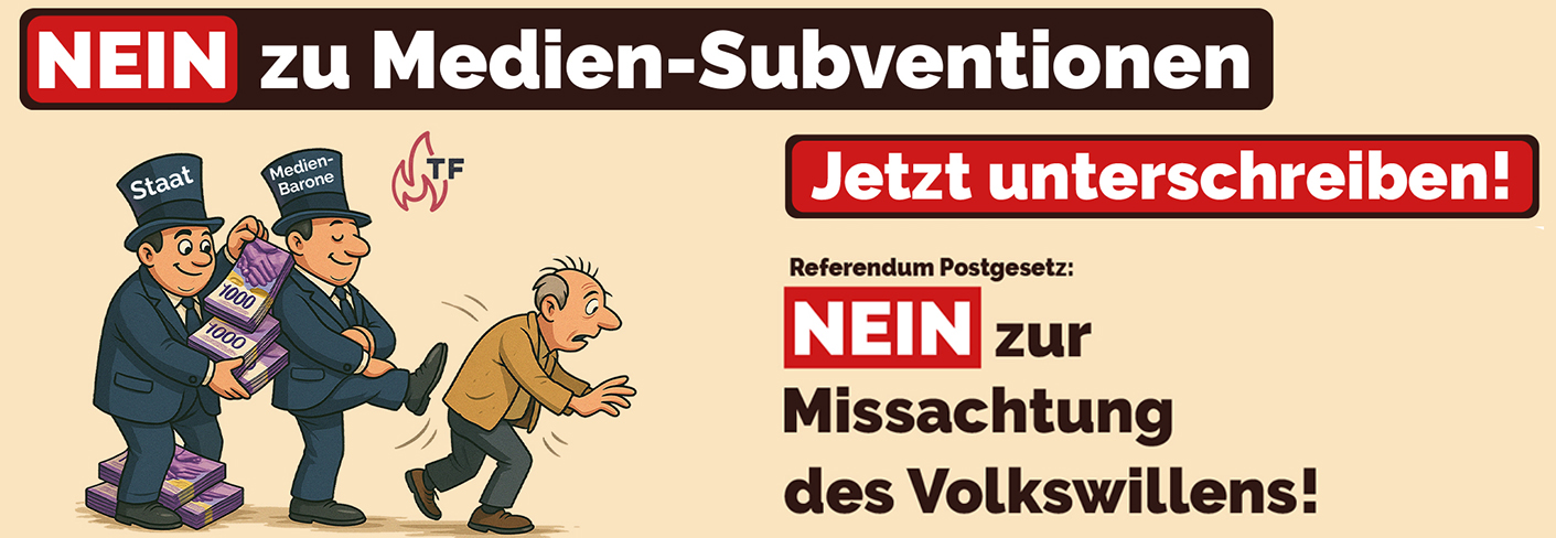 Nein zur Mediensubventionen